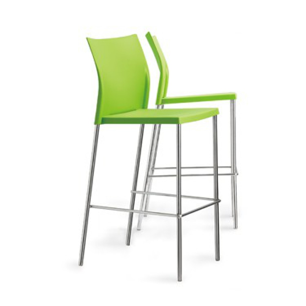 דגם כסא בר פלסטיק גל- גובה 76