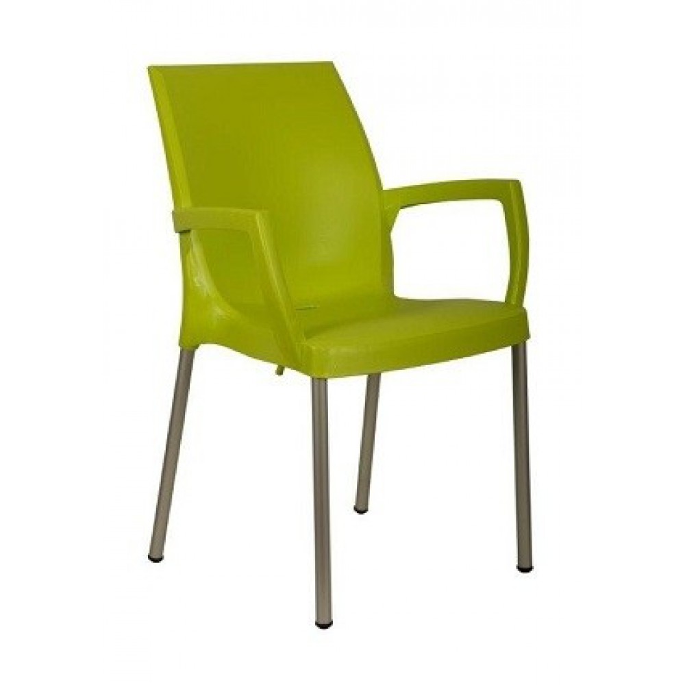 דגם כסא פלסטיק,2256 עם רגליים מאלומיניום. צבע שחור!