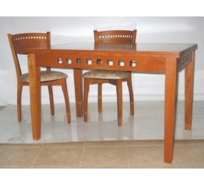 דגם פינת אוכל איכותית במיוחד+4כיסאות1.20*80 פתיחה 50 כל צד