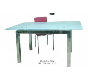 דגם שולחן זכוכית נפתח