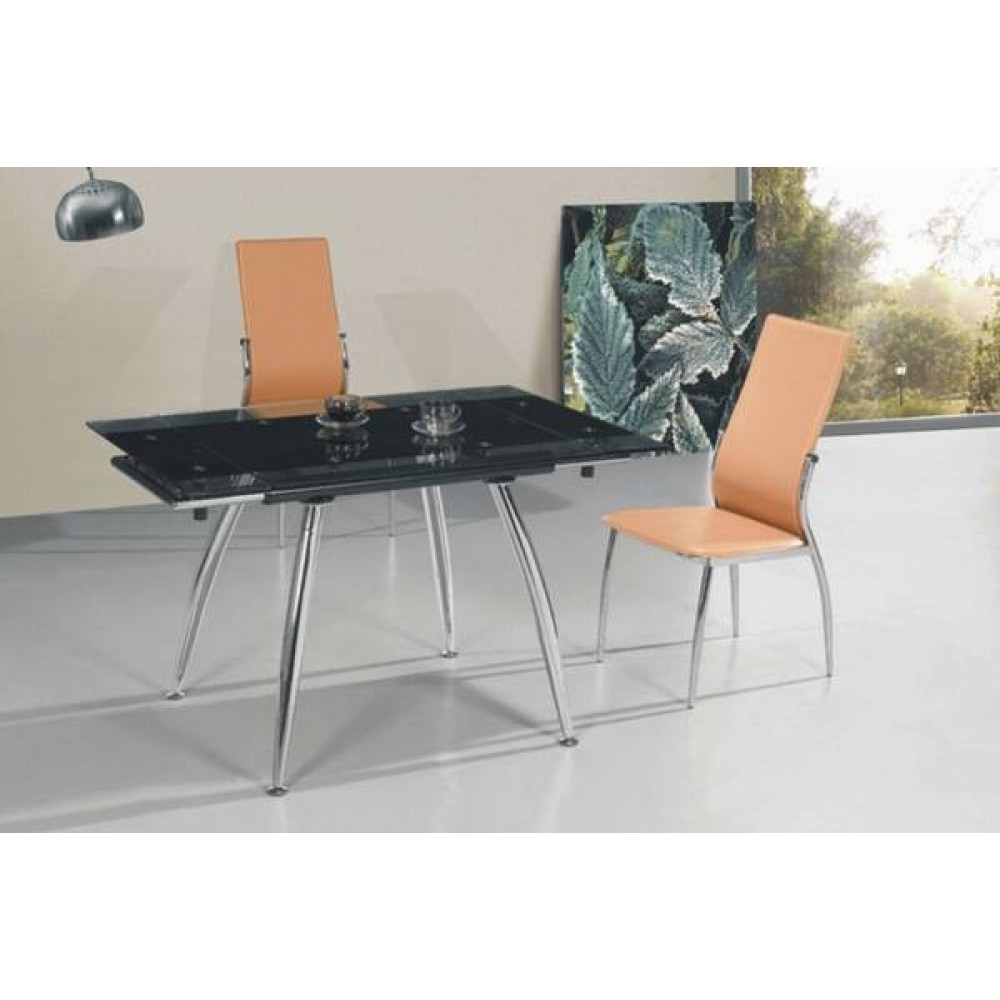 דגם שולחן לפינת אוכל זכוכית 83 נפתח ל 1.20