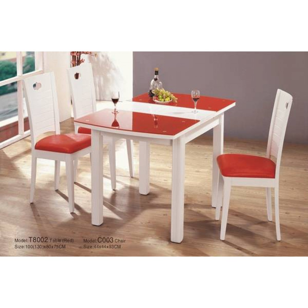 דגם שולחן לפינת אוכל זכוכית