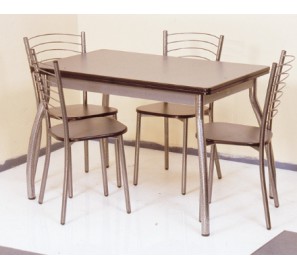 דגם פינת אוכל כוללת 4 כיסאות וולנטינו