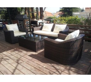 דגם סט גינה מלבור תלת מושב דגם סט גינה מלבור תלת מושב