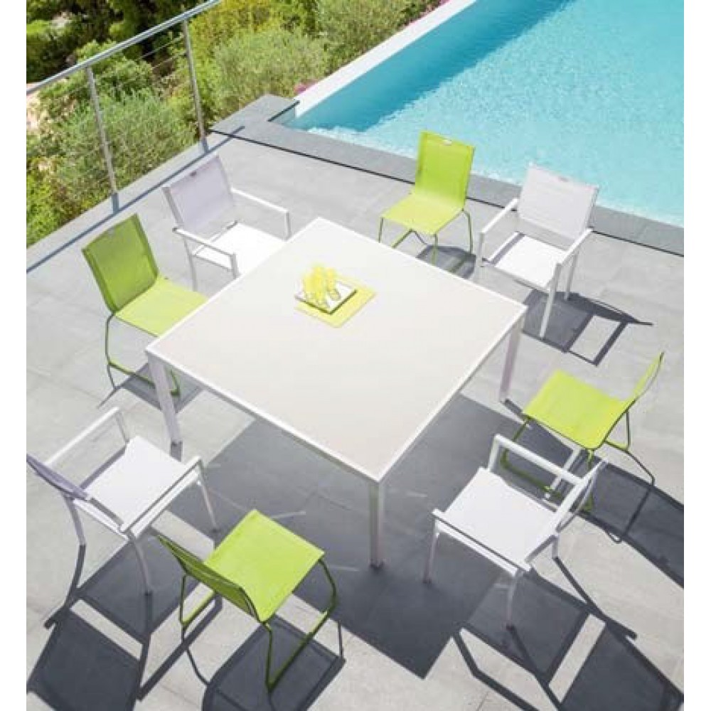 דגם ריהוט גן שולחן מרובע