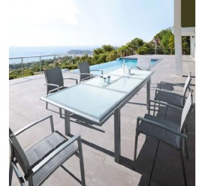 דגם ריהוט גן שולחן נפתח 160/240 דגם ריהוט גן שולחן נפתח 160/240