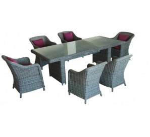 דגם שולחן מראטן עם פלטת זכוכית. מגיע עם כרסאות 799 דגם שולחן מראטן עם פלטת זכוכית. מגיע עם כרסאות 799