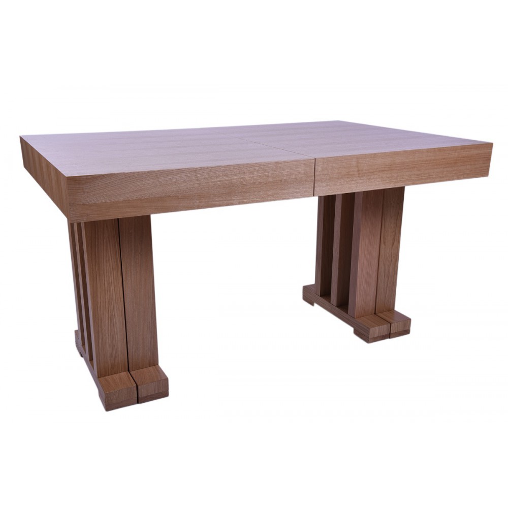 שולחן מעץ נפתח 90*340