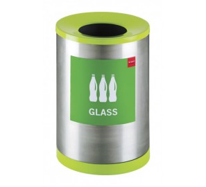 דגם דגם פח אשפה מוסדי מנירוסטה אל-חלד 400*645HI