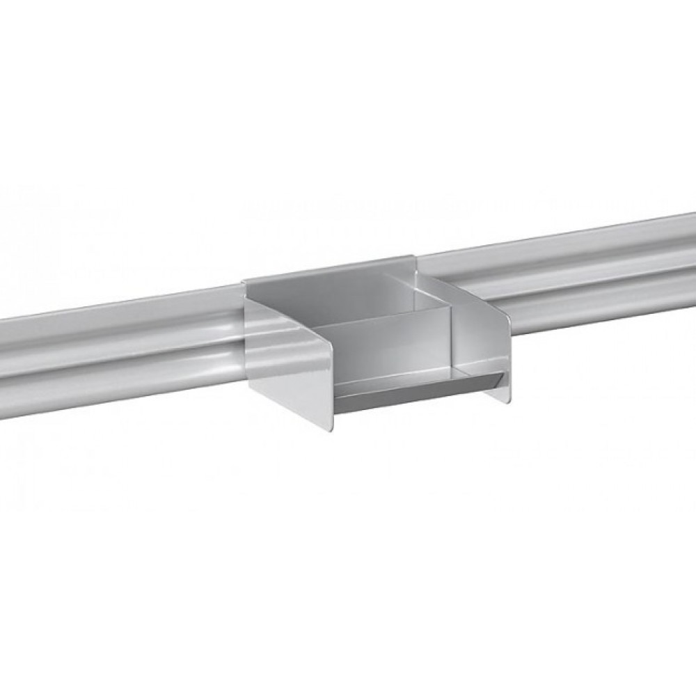 דגם מחזיק כרטיסי ביקור ממתכת בצבע כסף המתאים למתקן הטליה