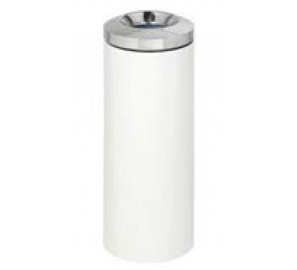 דגם פח אשפה לבן ממתכת עם פח פנימי רב שימושי