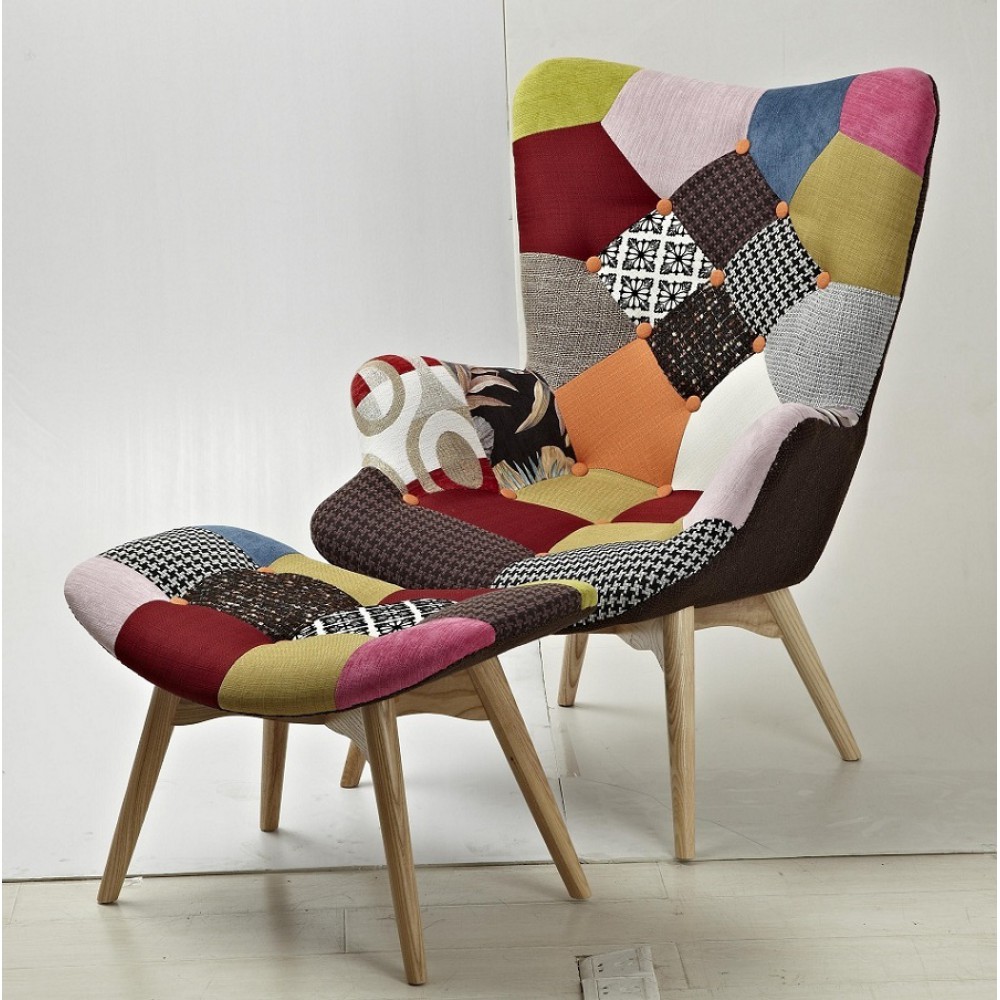 כורסא איכותית מעוצבת מבד 7854