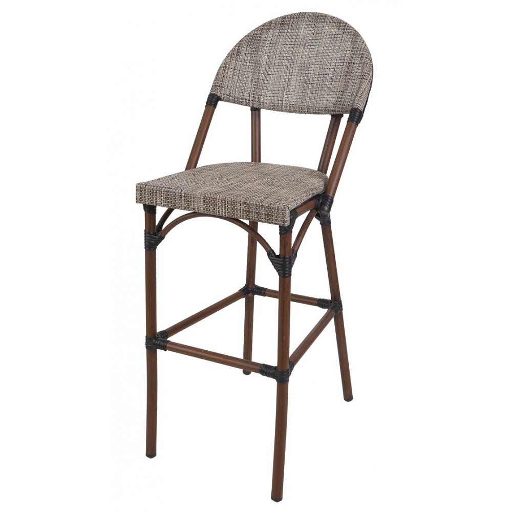 כסא בר אלומיניום מתאים לתנאי חוץ 98