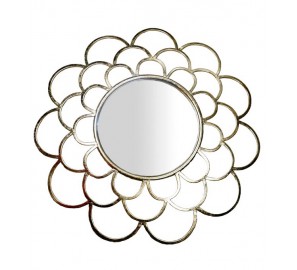 מראה בצורת פרח  זהב 574