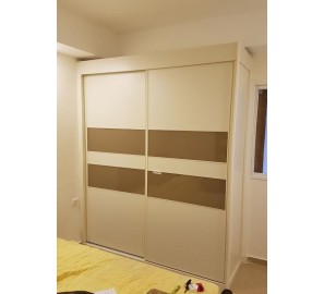 ארון הזזה אורך 160 ס"מ עומק 60 ס"מ גובה 240 ס"מ 0444