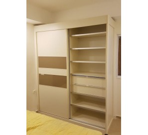 ארון הזזה אורך 160 ס"מ עומק 60 ס"מ גובה 240 ס"מ 0444 ארון הזזה אורך 160 ס"מ עומק 60 ס"מ גובה 240 ס"מ 0444