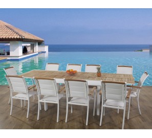 סט גינה עץ טיק 5666