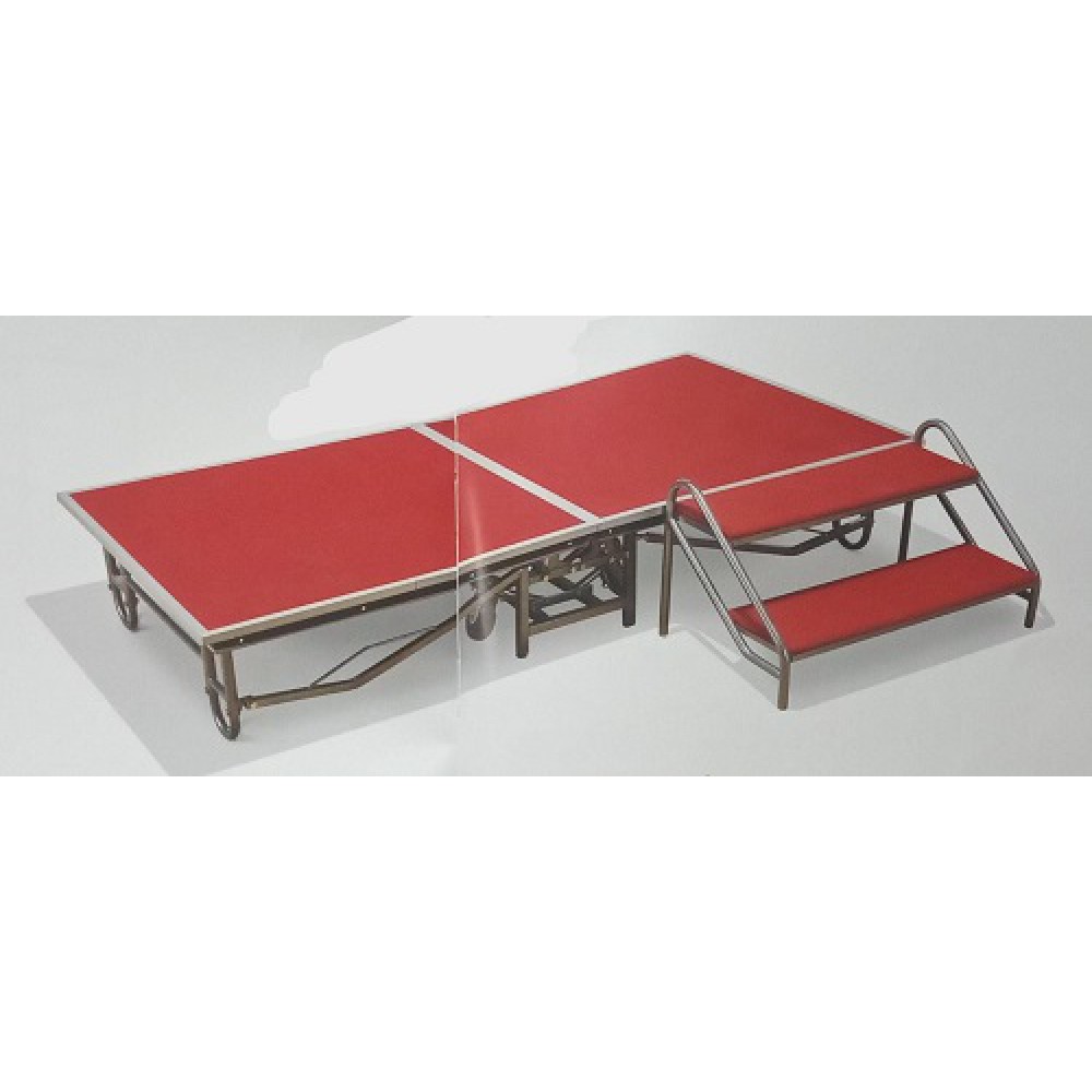 במה לאירועים בנויה משתי חלקים דגם הרגלייםTS-2   ודגם הבמה MS-183