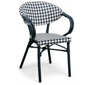 כיסא לפינת אוכל עם ידיות בעיצוב מיוחד דגם 5689