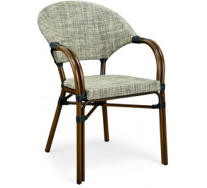 כיסא ראטן מעוצב עשוי אלומיניום דגם 5284