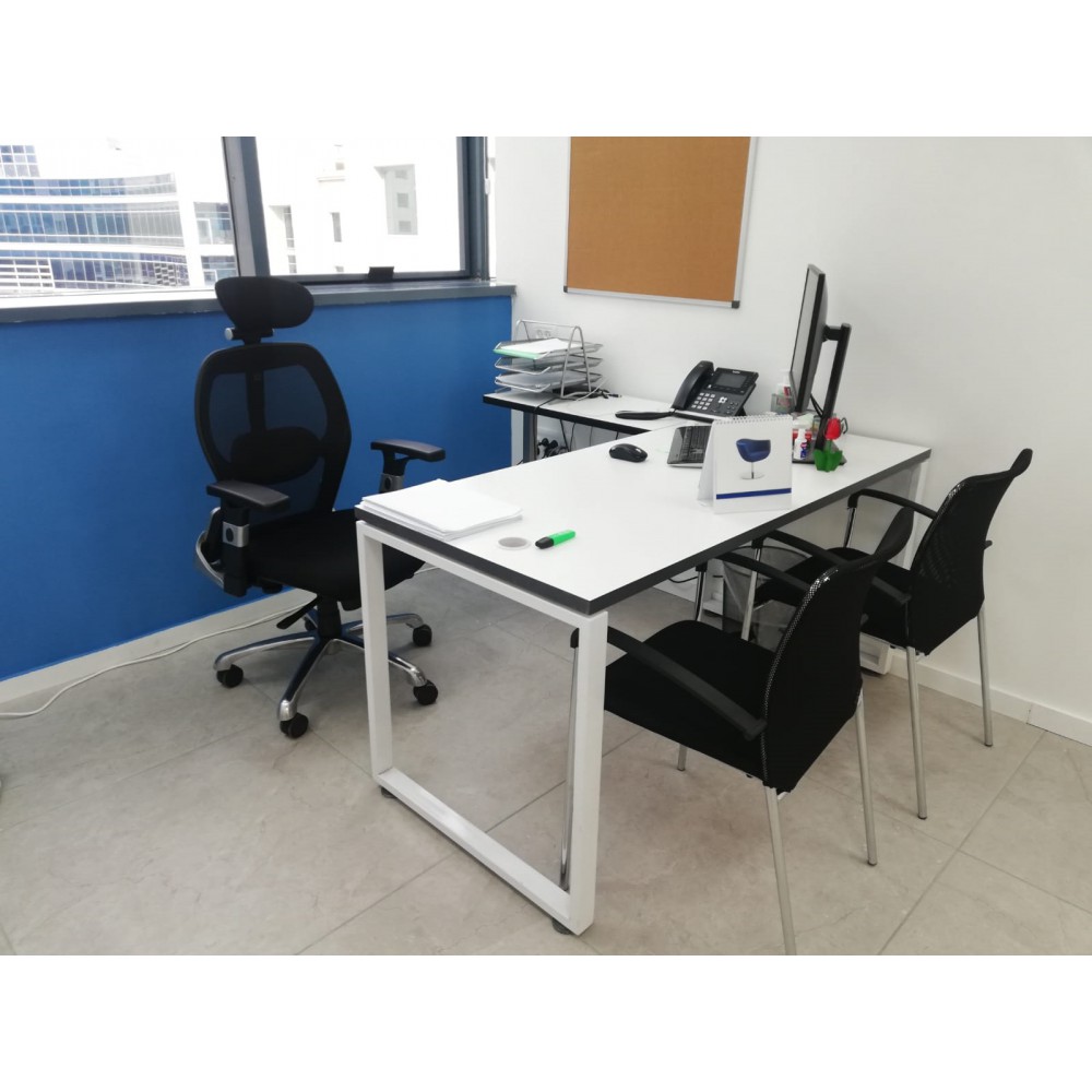 שולחן משרדי +שלוחה חלון דגם 5558969 שולחן משרדי +שלוחה חלון דגם 5558969