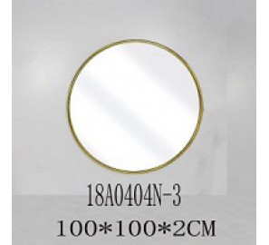 מראה עגולה מתכת זהב קוטר מטר 576