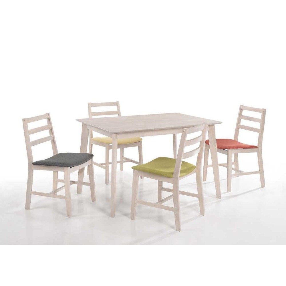 שולחן פינת אוכל +4 כיסאות דגם 405060 שולחן פינת אוכל +4 כיסאות דגם 405060