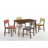 שולחן פינת אוכל+ 4 כיסאות דגם 203040 שולחן פינת אוכל+ 4 כיסאות דגם 203040