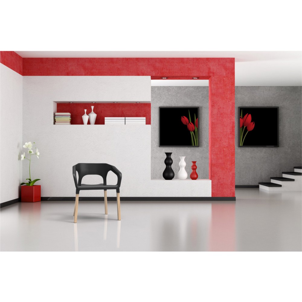 כסא פלסטיק שילוב עץ 34877 כסא פלסטיק שילוב עץ 34877