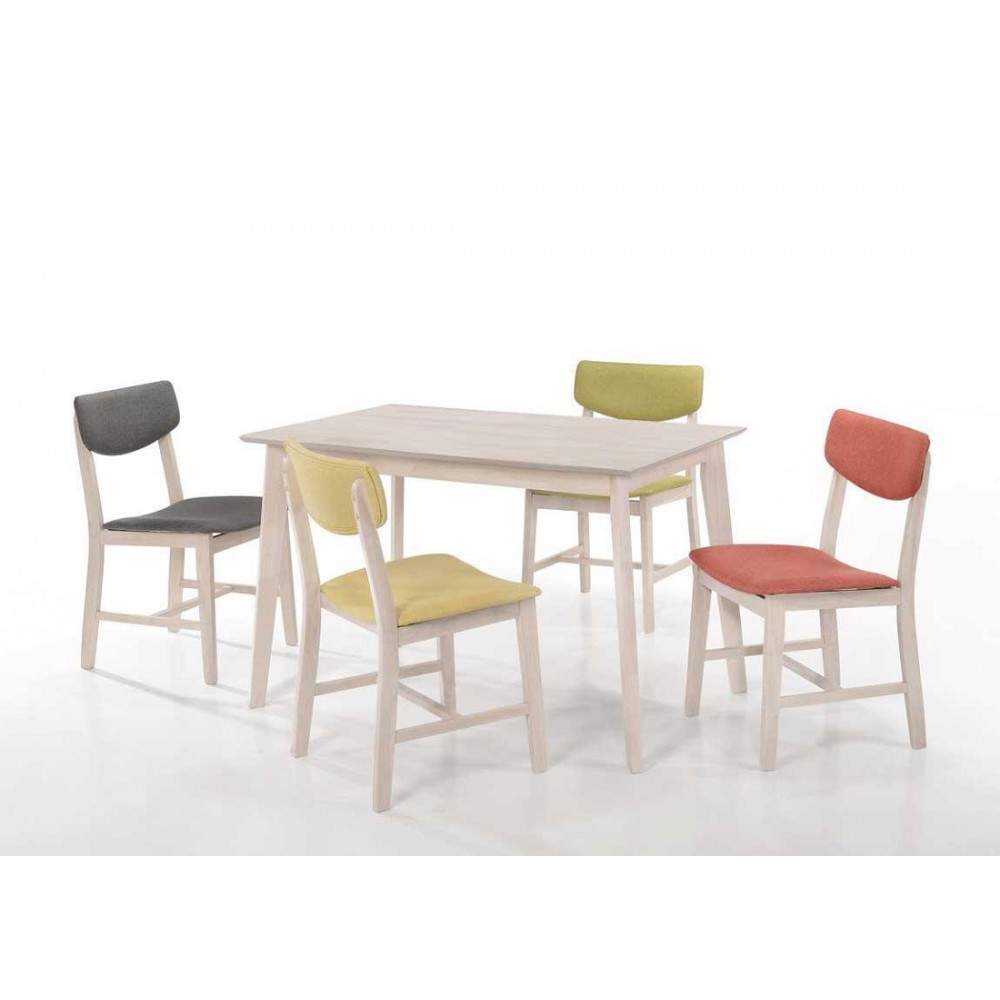 שולחן פינת אוכל+ 4 כיסאות דגם 203040