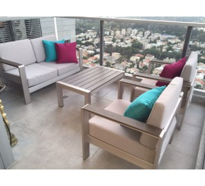 סלון אלומיניום לגינה 12569 סלון אלומיניום לגינה 12569