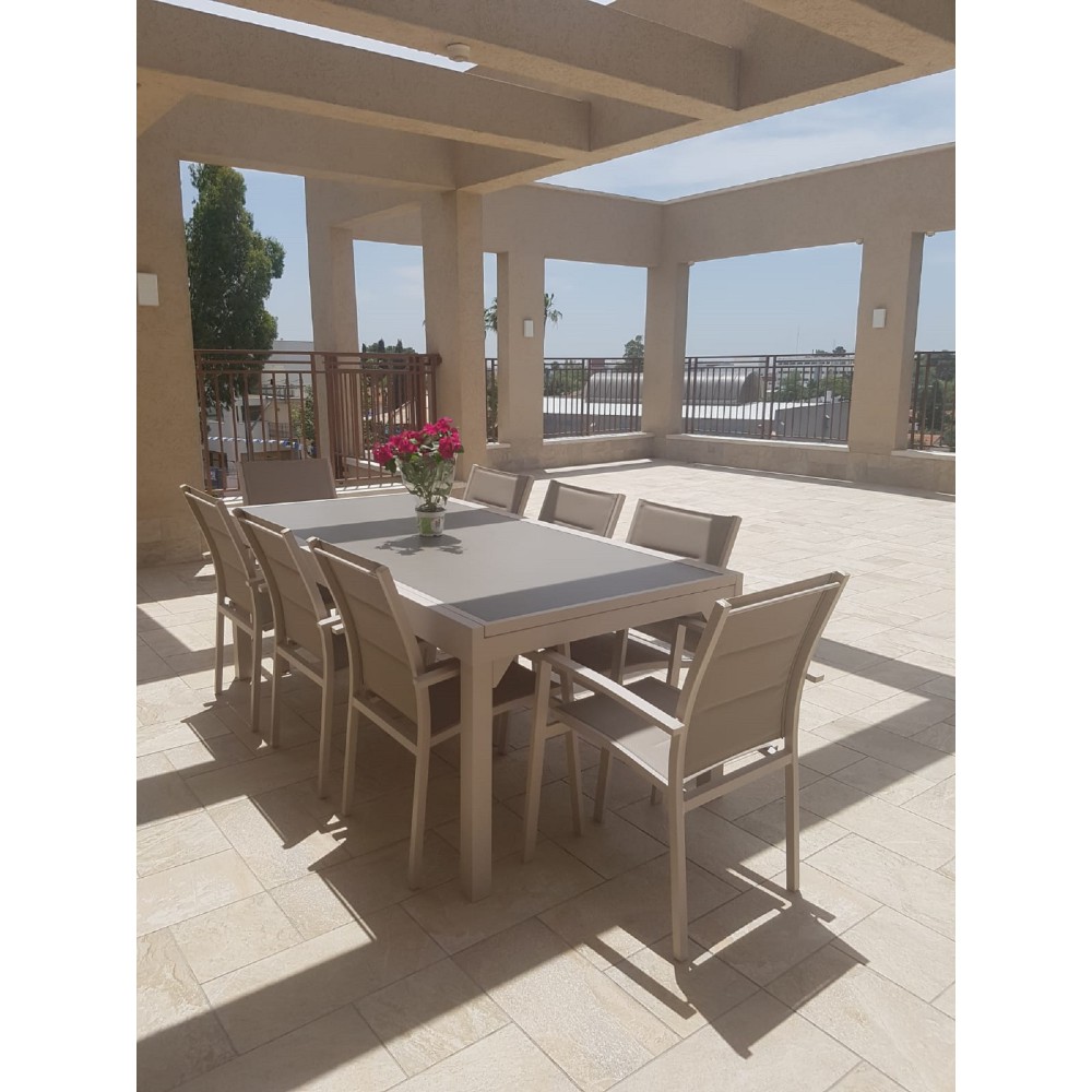 שולחן אלומיניום לגינה4532186