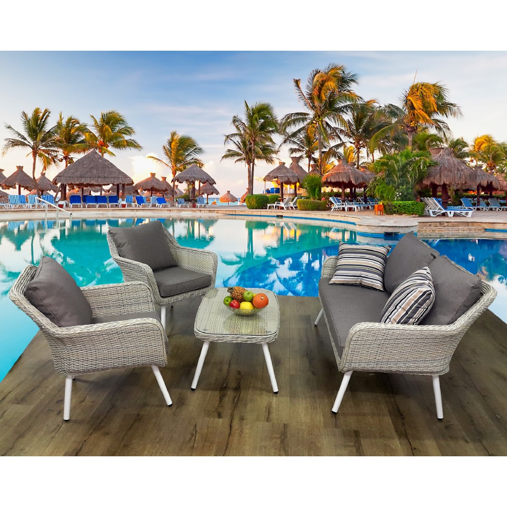 ריהוט גן-סט ראטן איכותי7765