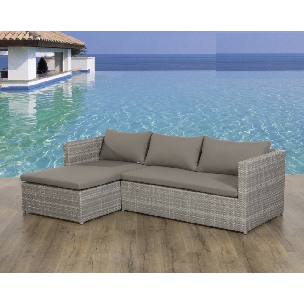 ספה פינתית מאלומיניום4453-ריהוט גן