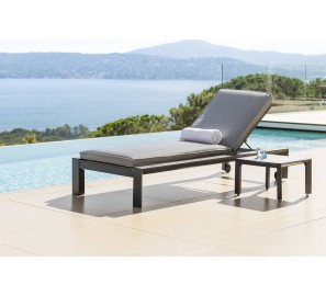 מיטת שיזוף אלומיניום בצבע אפור43786 מיטת שיזוף אלומיניום בצבע אפור43786