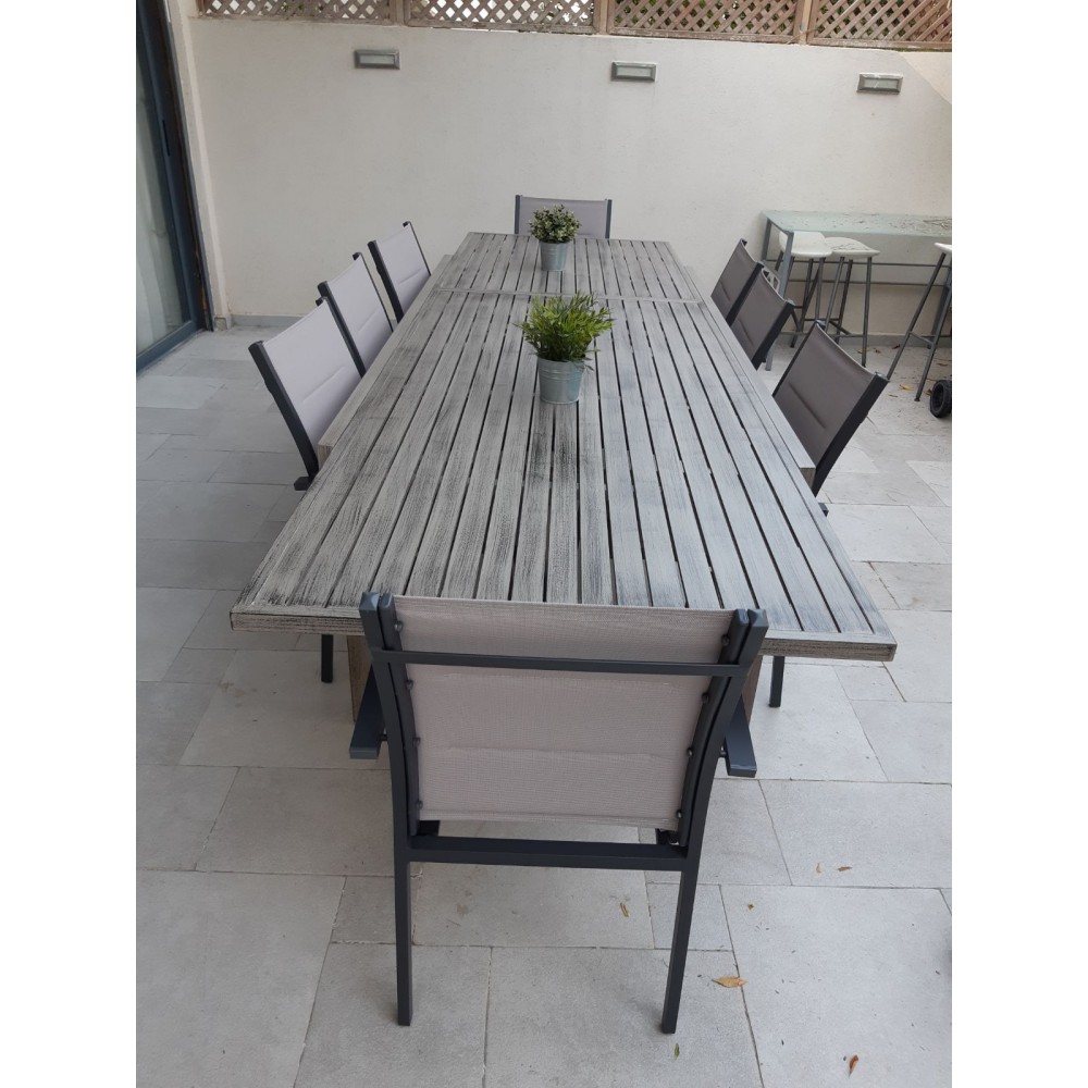 שולחן גינה אלומיניום12321 שולחן גינה אלומיניום12321