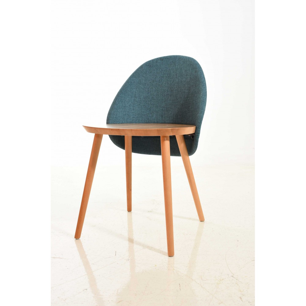 כסא מרופד איכות פינת אוכל 4148 ללא ידיות