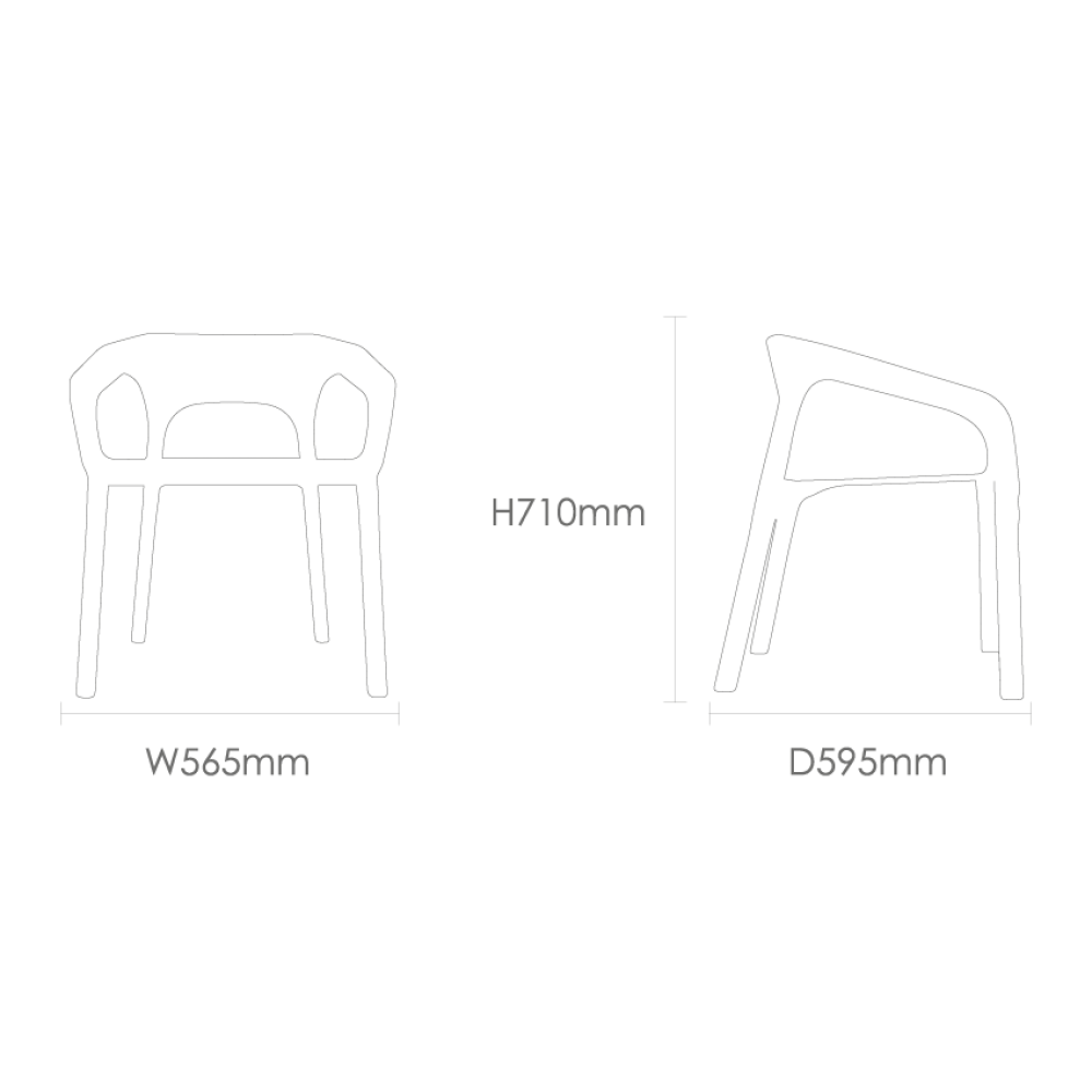 כסא פלסטיק שילוב עץ 34877 כסא פלסטיק שילוב עץ 34877