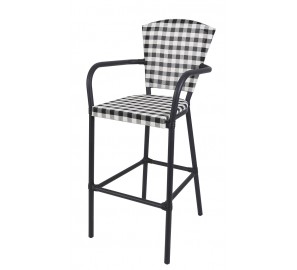 כיסא בר אלומיניום מתאים לבחוץ איכותי 55