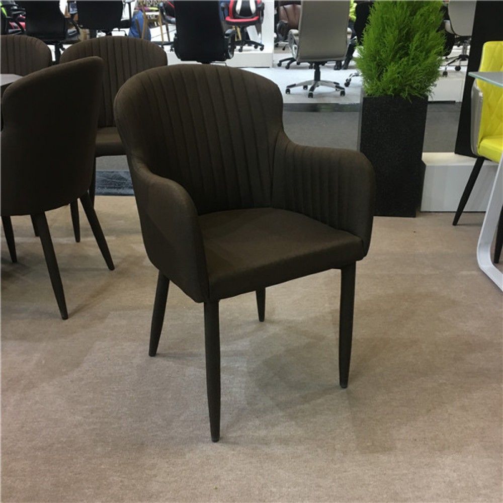 כסא לפינת אוכל מרופד רגלי עץ 55568