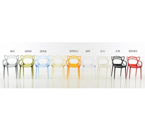 כסא פלסטיק שקוף לפינת אוכל 82825