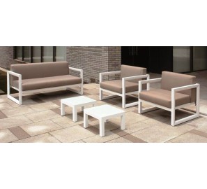 564596 סלון מודרני מאלומיניום דגם אלקסנדר (ALEXANDER)-ריהוט גן