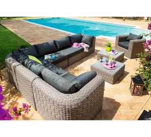 564416 סלון פינתי דגם ליברטד (LIBERTAD) כולל כורסא יחיד-ריהוט גן